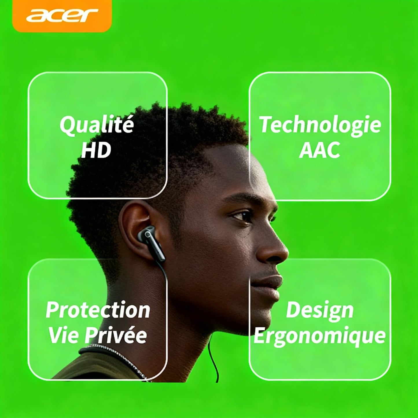 ACER™ Gadgets Ecouteurs sans fil