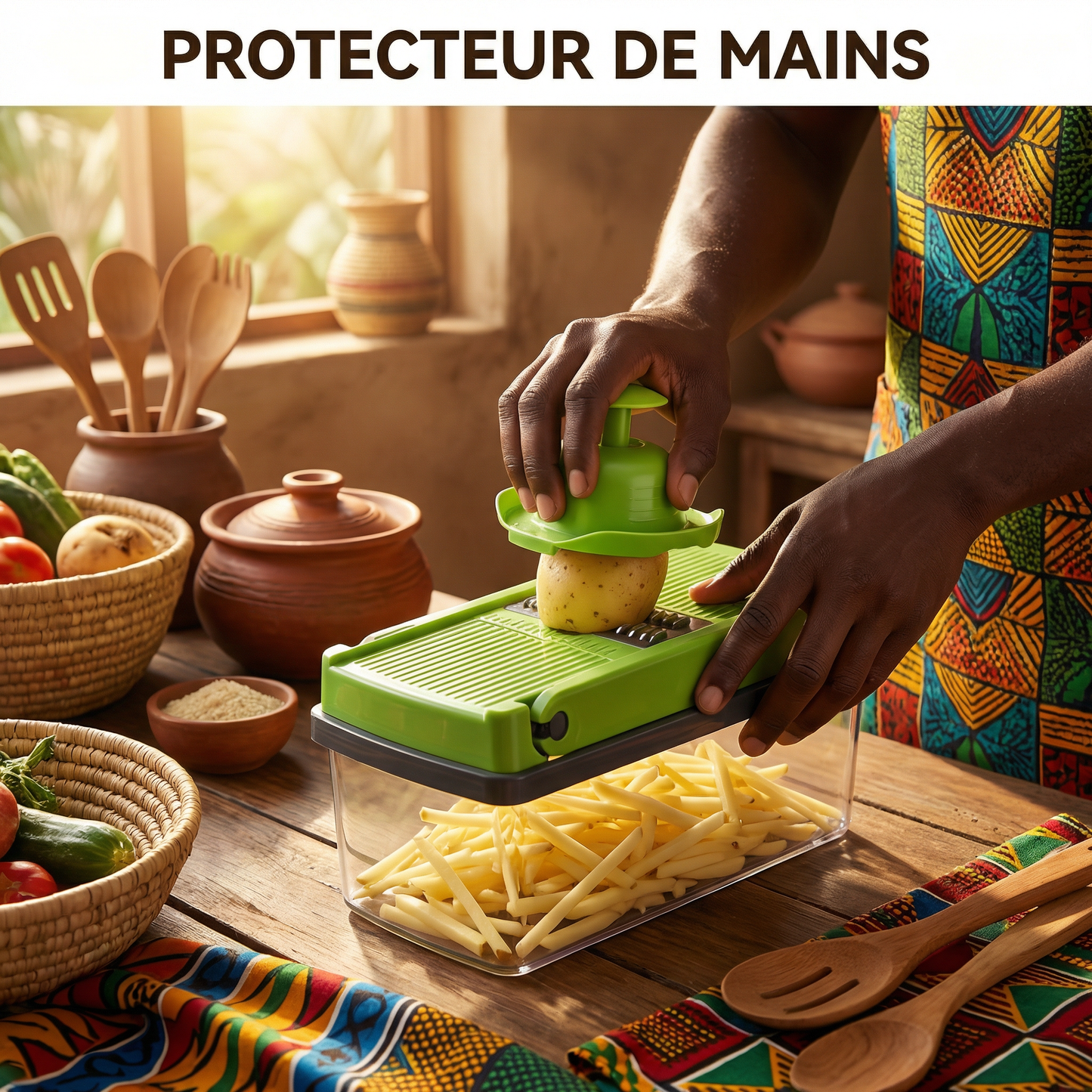 VEGGIE SLICER - Divisez votre temps de cuisine par 3
