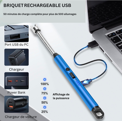 PowerLux™ - Briquet électrique Intelligent USB-C