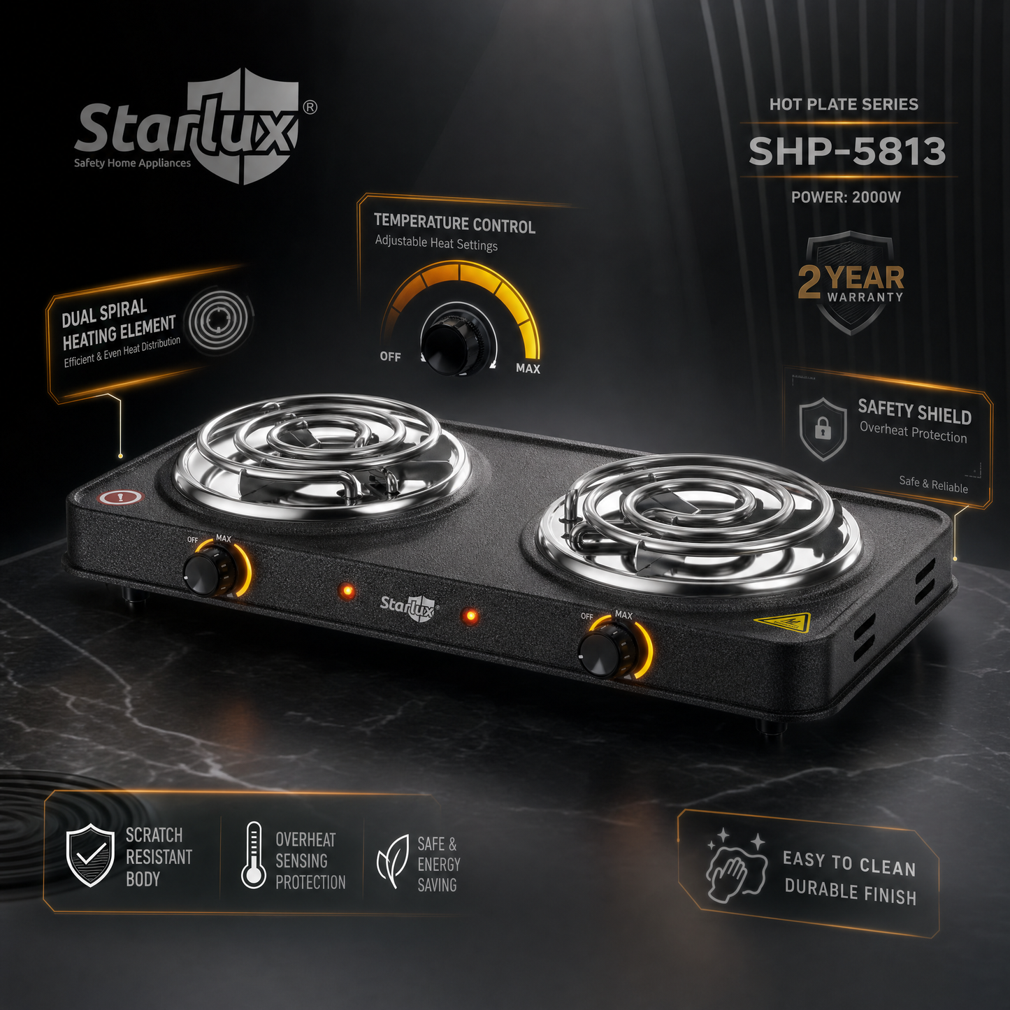 StarLux™ – Cuisine Rapide Sans Gaz ⚡