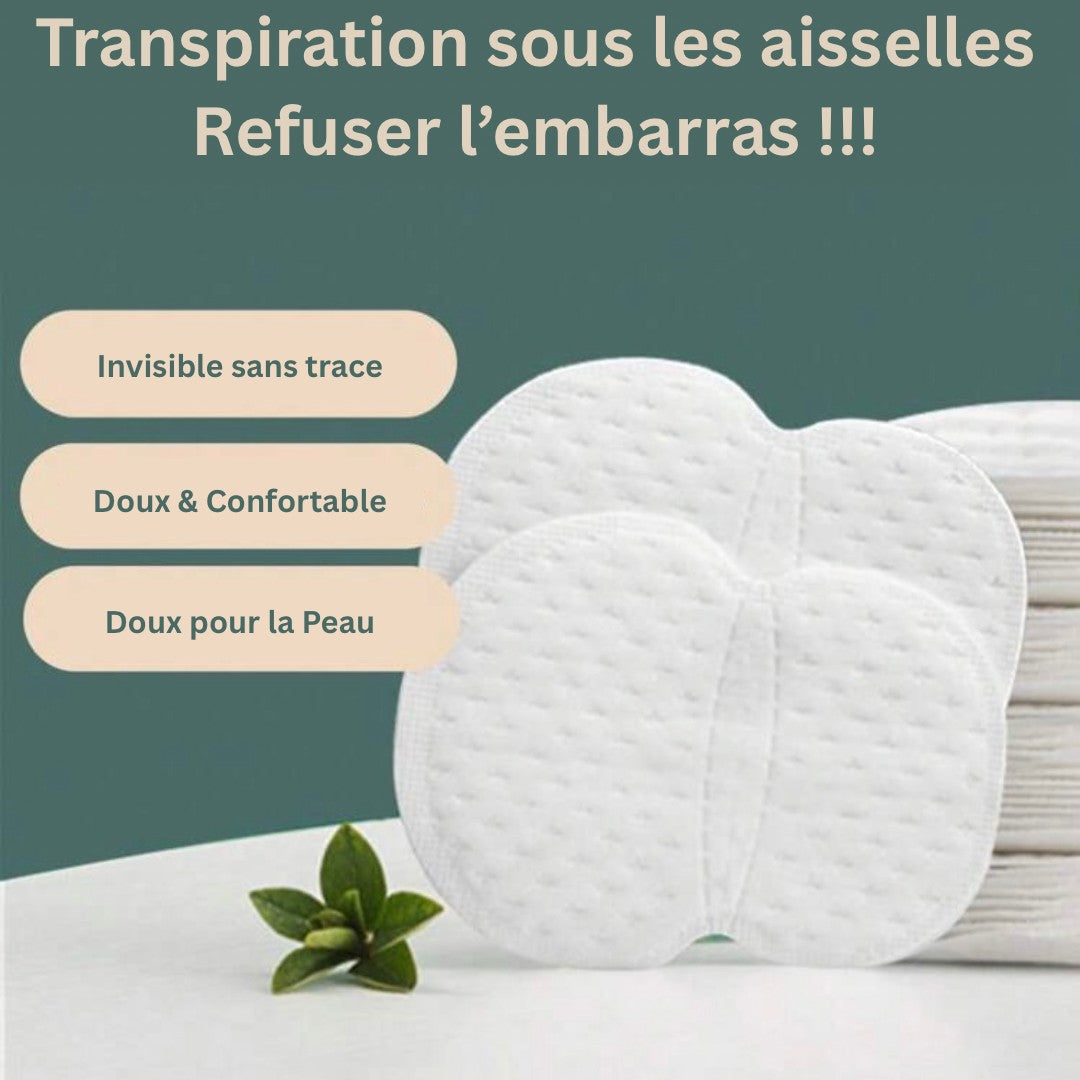 Eco-fresh™ – Coussinets jetables absorbants anti-transpiration - 10 pièces