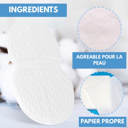 Eco-fresh Jetables Absorbants Anti-Transpiration - 10 Pièces