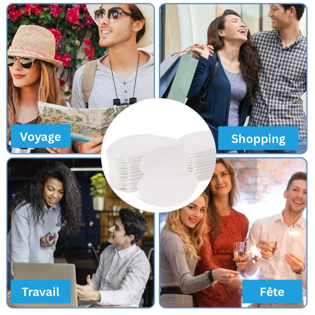 Eco-fresh™ – Coussinets jetables absorbants anti-transpiration - 10 pièces